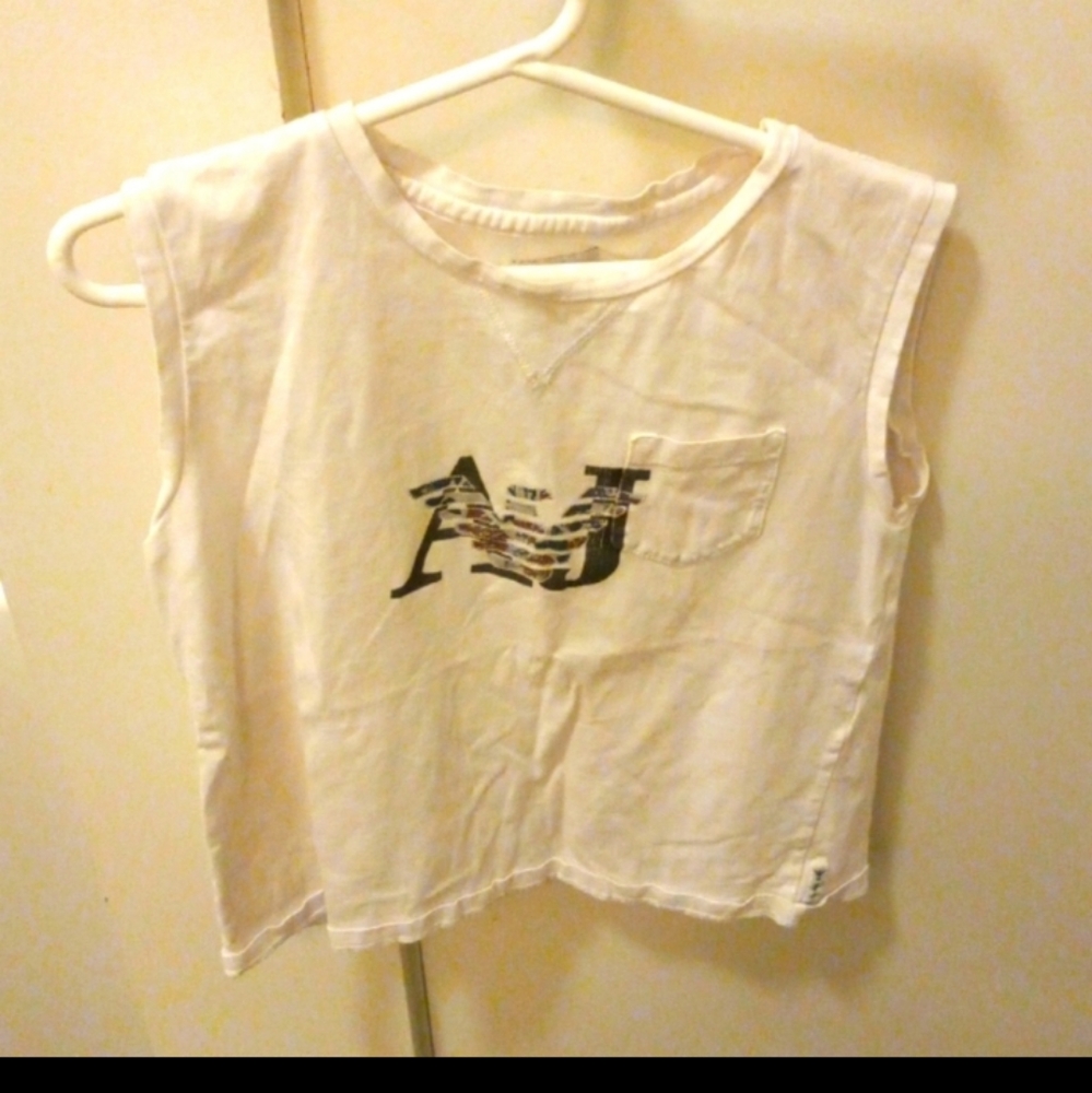Armani Junior cotton tank top